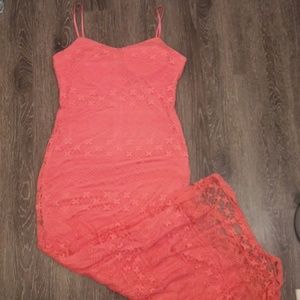 NEW Bisou Bisou Lace Maxi Dress